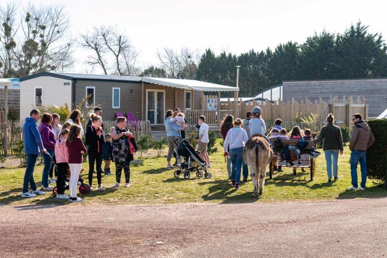 Camping Les Carolins Saint-Lo-d'Ourville Zewnętrze zdjęcie