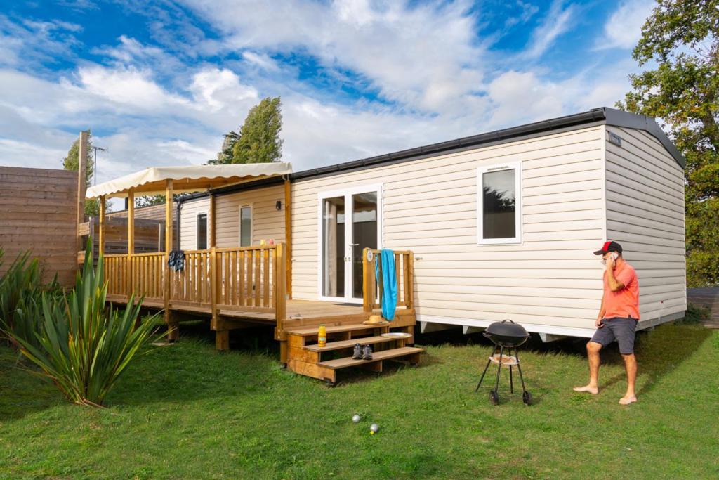 Camping Les Carolins Saint-Lo-d'Ourville Zewnętrze zdjęcie